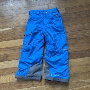 Columbia Kids Waterproof Omni Heat Thermal Snow Ski Pants Blue Size XXS